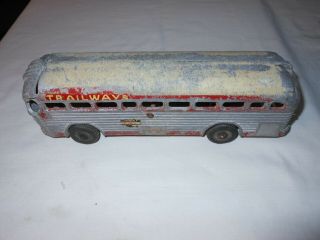 Dubuque Toy Company National Trailways Intercity Coach Scale Model Bus 1950 