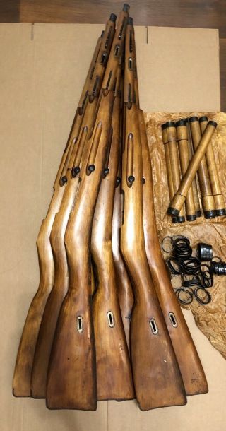 Soviet military Carbine Mosin Nagant barrel cover wooden raw vintage 3