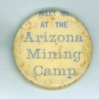 1917 ?? Iww Union Arizona Copper Mining Workers Strike Pinback Button Bisbee