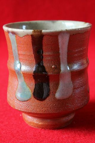 Japanese Pottery Teacup Yunomi Mashiko - Ware F74