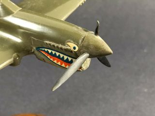 WWII Curtiss P - 40 Airplane Model avg flying tigers Factory Presentation Plane 2