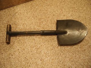 Rare Pre/early Wwii Usmc T Handle Shovel