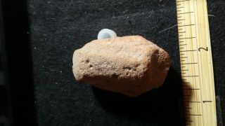 Small stone carved head artifact pre Columbian sandstone 2
