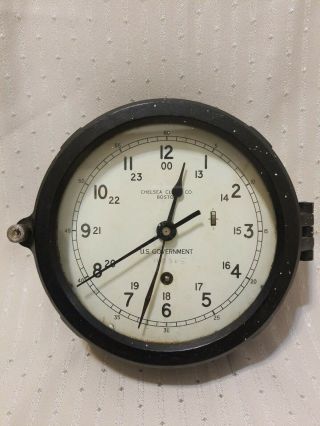 Vintage Chelsea Clock Co Wwii Era Us Government
