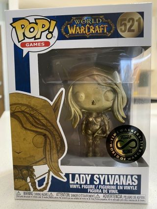 Funko Pop Games Lady Sylvanas Gold Blizzcon Exclusive 521 World Of Warcraft