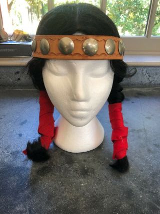 Wonderful Native American Headband With From The Ed Vebell Estate