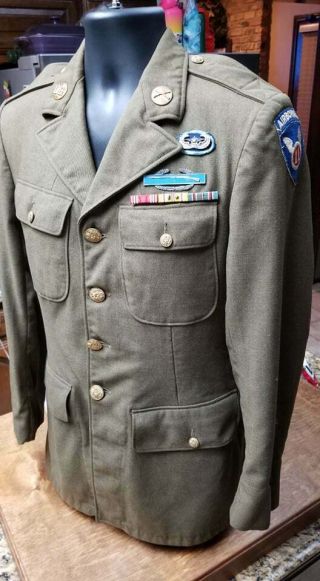 Wwii 11th Airborne Paratrooper Glider Uniform Jacket
