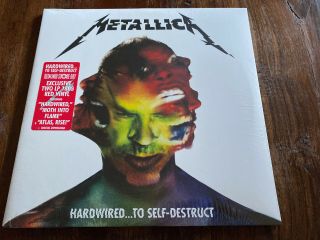 Metallica–hardwired.  To Self - Destruct (2016) - Colored Vinyl (red) Ltd