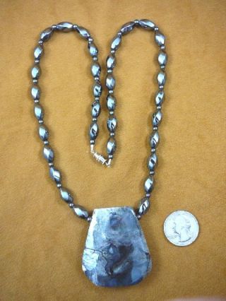 (v806) 2 " Rare Extinct Fossil Siberian Woolly Mammoth Tooth Pendant Necklace