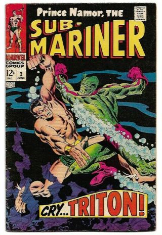 Marvel Prince Namor,  The Sub - Mariner 2 3 6 11 12 13