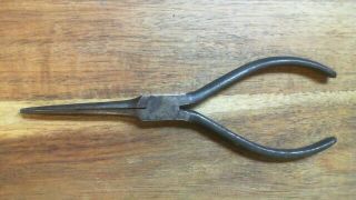 Vintage Utica 777 6 " Long Needle Nose Pliers Made In Usa R8t4