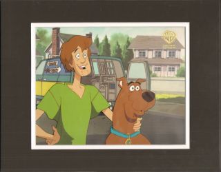 Scooby Doo And Shaggy Production Animation Art Cell Hanna Barbera 1998
