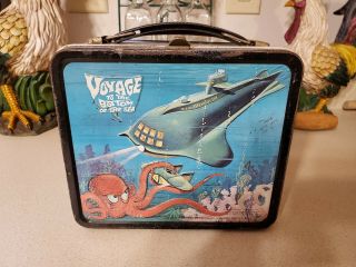1967 Voyage To The Bottom Of The Sea Metal Lunch Box.  (no Thermos)