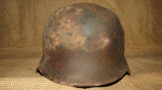 Ww2 Wwii - Authentic - Relic German Helmet Wehrmacht 3
