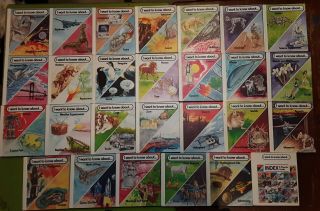 Vintage I Want To Know About Books Complete Set Volumes 1 - 27 Vtg 1983
