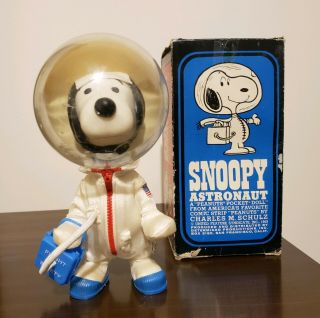 Vintage Snoopy Nasa Astronaut 1969 In Space Suit