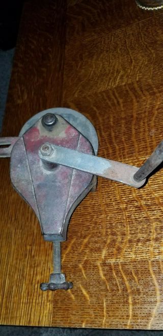 2 vintage Hand Crank Bench Sharpener 2