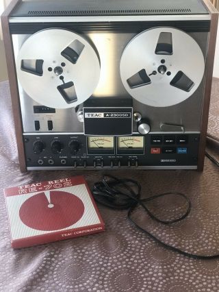 Vintage Teac A - 2300sd Stereo Reel - To - Reel Tape Deck.  1 Owner