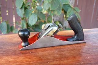 Vintage Rare Early Rapier No.  4 Type Wood Plane,  Pressed Steel,  Made In England