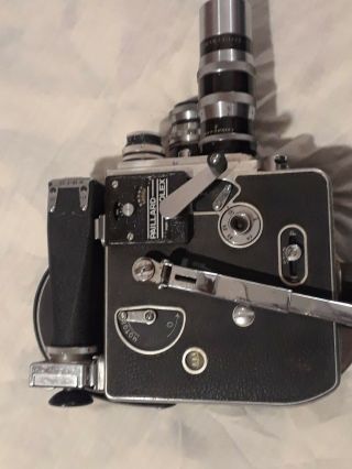 Vintage Bolex Paillard H16 Movie Camera With Case