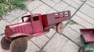 Antique 1920s Wyandotte Stake Truck,  Early