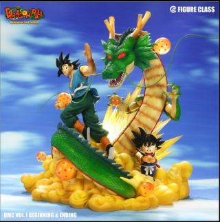 Fc Studio Dragon Ball Son Goku Beginning And Ending Resin Collector Gk Statue
