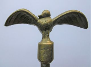 X Rare Antique Swedish Art Deco Brass Corkscrew " Flying Eagle " Made Ca 1930.