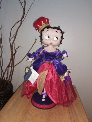 Danbury Red Hat Society Royalty Betty Boop Collector Doll