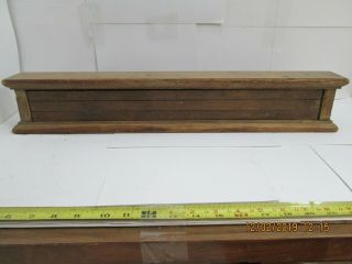 Vintage Wooden Wall Mounted Clothes Drying Rack 6 Swing Arms In Case Orig.  Paint