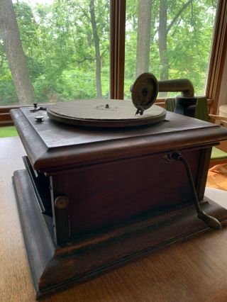 Vintage Antique Columbia Graphophone Phonograph Record Player 78rpm