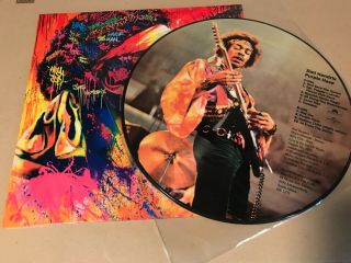 Jimi Hendrix Purple Haze Live Soundboard 12 " Vinyl Picture Disc Rare Ltd / 250