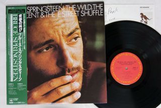 Bruce Springsteen Wild,  Innocent&e Street Shuffle Cbs/sony 25ap1273 Japan Obi Lp