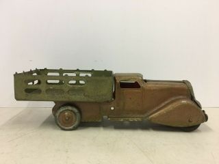 Vintage Antique Marx Builders Truck Flatbed Toy 1930 