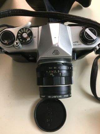 Vintage Pentax ASAHI Japan 35mm camera lens & case 3
