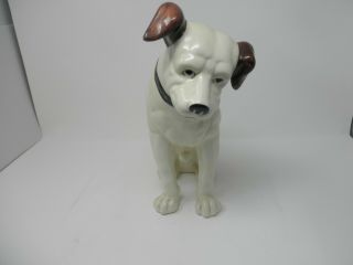 Vintage Nipper Dog Rca Victor Advertising Porcelain Figurine 13”