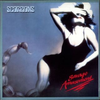 Scorpions Savage Amusment 1988 Uk Vinyl Lp,  Inner