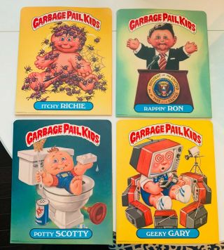 Garbage Pail Kids Folders - Set Of 4 - Series 1/1985 - Vintage & Gpk
