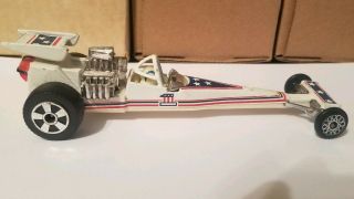 Vintage 1976 Ideal Evel Knievel Diecast Toy Stunt Car Dragster 6