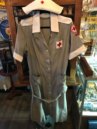 Ww2 Vintage Red Cross Nurse Uniform 1940 
