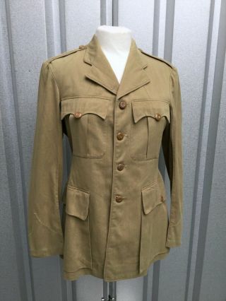 Pre Ww2 Tunic Kd British Ww2 Khaki Drill Jacket 1930 