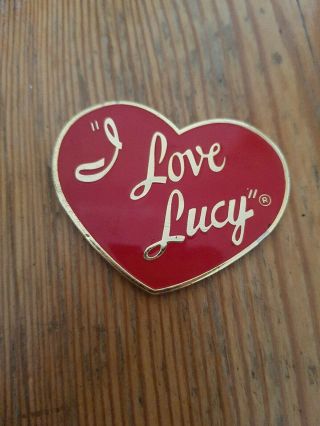 Universal Studios I Love Lucy Heart Magnet Collectible Authentic Lucille Ball