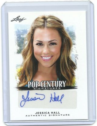 2012 Leaf Pop Century Jessica Hall Autograph Auto Card Ba - Jh1