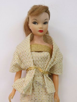 Vintage Uneeda Doll Miss Suzette Barbie Clone 1962 Titian Ponytail 11 Inch 1960s