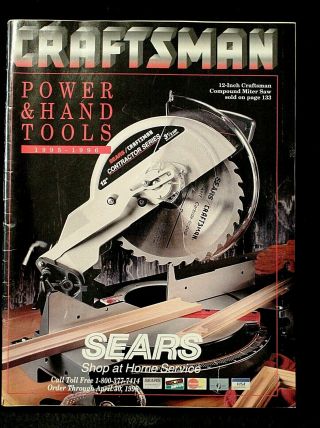 2 Sears Craftsman Tool Catalogs,  