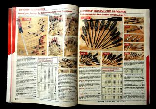 2 SEARS CRAFTSMAN TOOL CATALOGS,  ' 95/ ' 96 & ' 99,  Power & Hand Tools,  Guide,  VGC 2