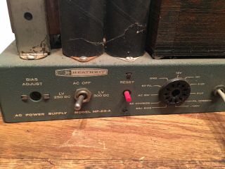 Vintage Heathkit AC Power Supply Model HP - 23A 3