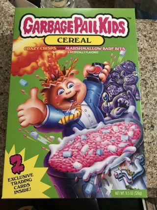 Topps Garbage Pail Kids Crispy Rice Marshmallow Cereal Fye Exclusive,  2 Cards