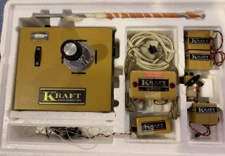 Vintage Kraft Series Seventy - Two Single Stick Rc Airplane Controller Transmitter