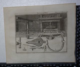 1776 - The Common Wine Press Engraving,  Pluche,  Spectacle Of Nature