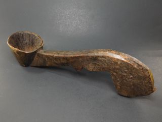 Best Antiques NAGA tribes Hand carved wooden Ladle from Nagaland 3